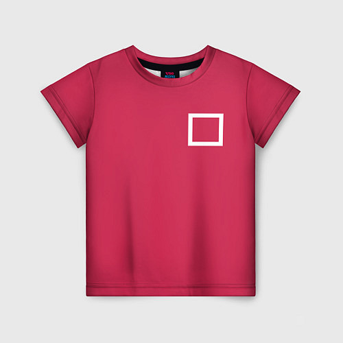 Детская футболка Квадрат / 3D-принт – фото 1