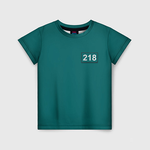 Детская футболка Игрок 218 / 3D-принт – фото 1