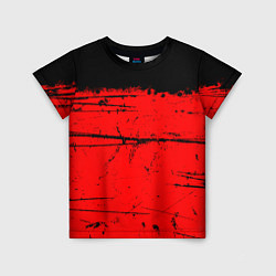 Детская футболка КРАСНЫЙ ГРАНЖ RED GRUNGE