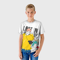 Футболка детская Итадори Юдзи - Jujutsu Kaisen, цвет: 3D-принт — фото 2