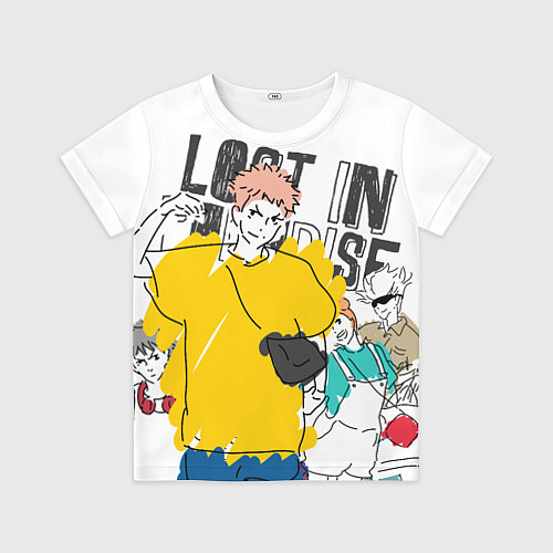 Детская футболка Итадори Юдзи - Jujutsu Kaisen / 3D-принт – фото 1