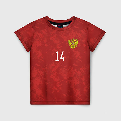 Детская футболка Джикия, форма сборной России / 3D-принт – фото 1