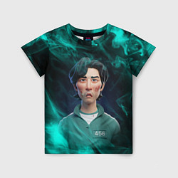 Футболка детская Seong Gi-hun Squid Game, цвет: 3D-принт