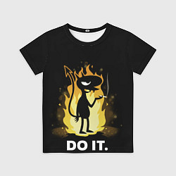 Футболка детская Чертенок Do it, цвет: 3D-принт