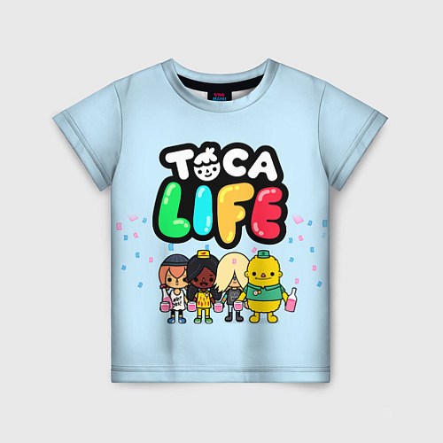 Детская футболка Toca Life: Logo / 3D-принт – фото 1