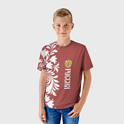 Футболка детская Сборная России, цвет: 3D-принт — фото 2