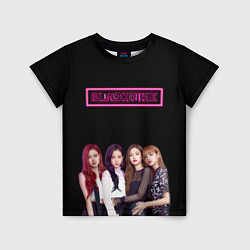 Футболка детская BLACKPINK NEON, цвет: 3D-принт