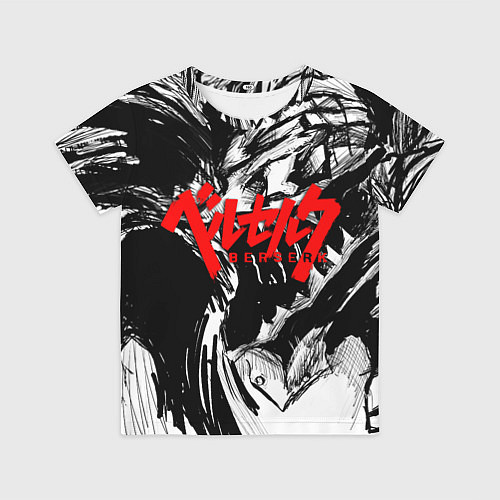 Детская футболка БЕРСЕРК РИСУНОК BERSERK / 3D-принт – фото 1