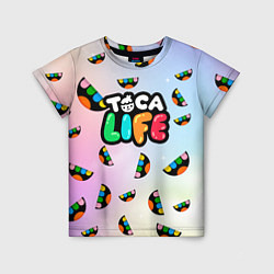 Футболка детская Toca Life: Smile Logo, цвет: 3D-принт