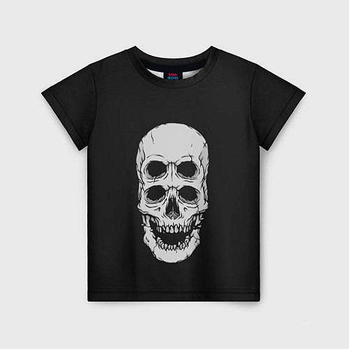 Детская футболка Terrible Skull / 3D-принт – фото 1