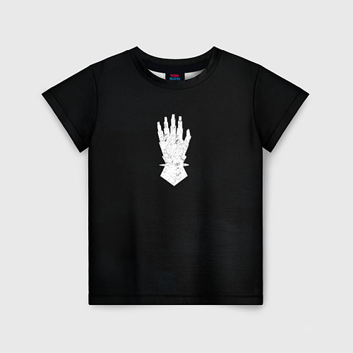 Детская футболка Железные руки цвета легиона / 3D-принт – фото 1