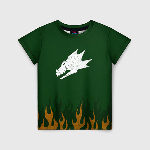 Детская футболка Саламандры цвет легиона / 3D-принт – фото 1