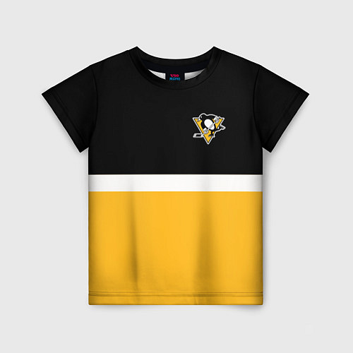 Детская футболка Питтсбург Пингвинз НХЛ / 3D-принт – фото 1