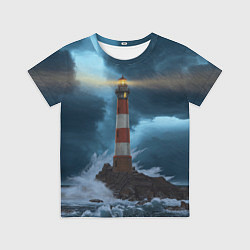 Футболка детская НОЧНОЙ МАЯК, цвет: 3D-принт