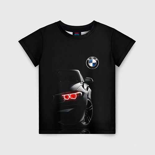 Детская футболка BMW МИНИМЛ / 3D-принт – фото 1
