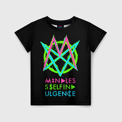 Детская футболка Mindless Self Indulgence MSI / 3D-принт – фото 1