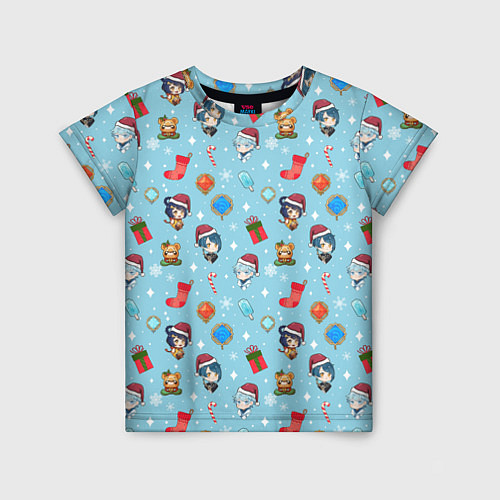 Детская футболка GI Christmas Pattern / 3D-принт – фото 1