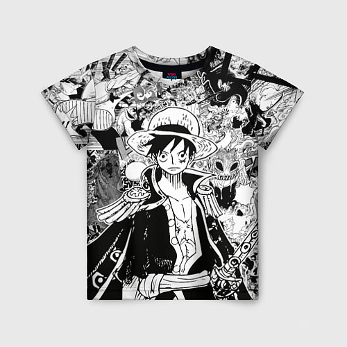 Детская футболка Ван Пис, One Piece, манга / 3D-принт – фото 1