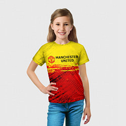 Футболка детская Manchester United: Дьяволы, цвет: 3D-принт — фото 2