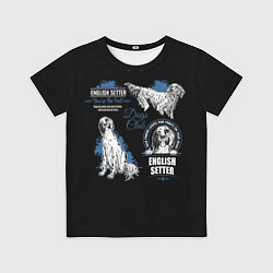 Детская футболка Английский Сеттер English Setter
