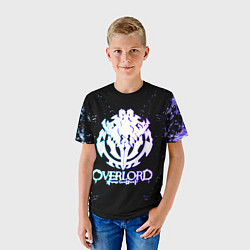 Футболка детская OVERLORD оверлорд neon НЕОН, цвет: 3D-принт — фото 2