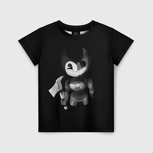 Детская футболка BENDY - БЕНДИ РОБОТ / 3D-принт – фото 1