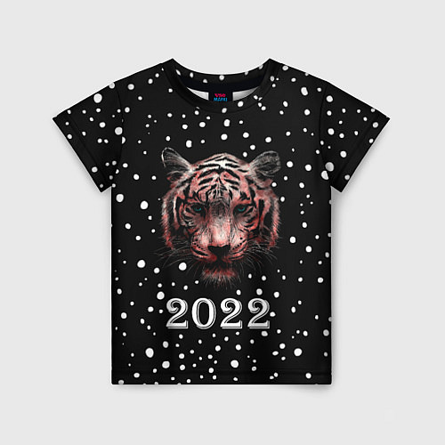 Детская футболка New Year Immortal Tiger / 3D-принт – фото 1