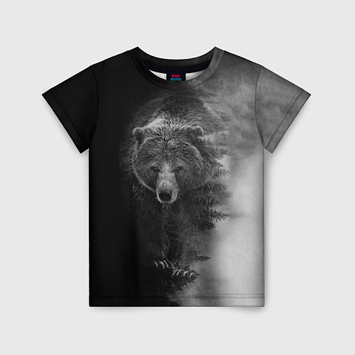 Детская футболка EVIL BEAR / 3D-принт – фото 1
