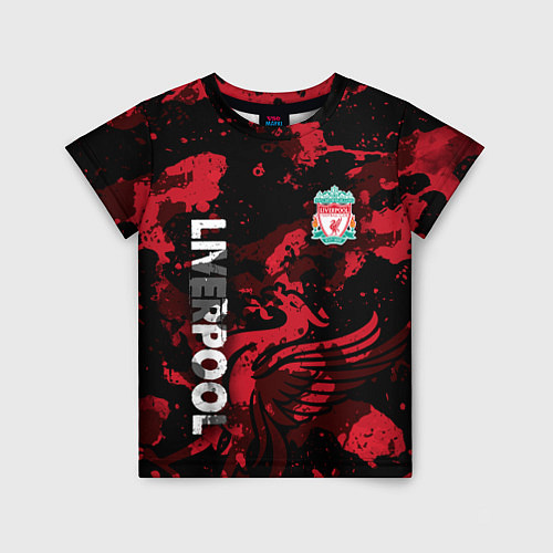Детская футболка Ливерпуль, Liverpool / 3D-принт – фото 1