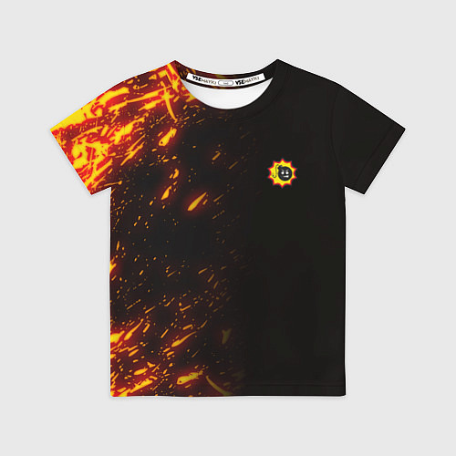 Детская футболка Serious Sam Fire Wave / 3D-принт – фото 1