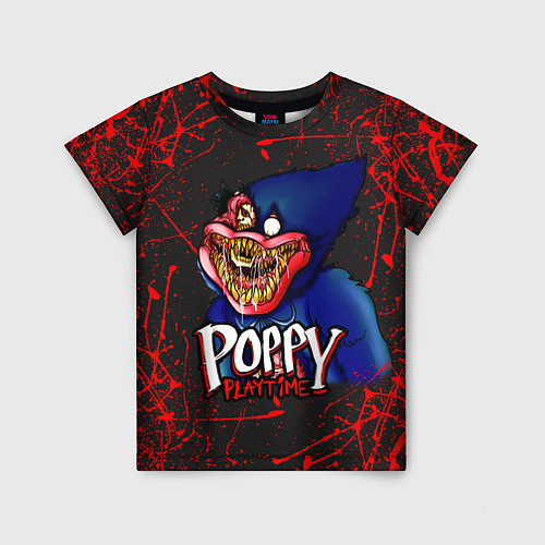 Детская футболка Poppy Playtime: Blood Rage / 3D-принт – фото 1