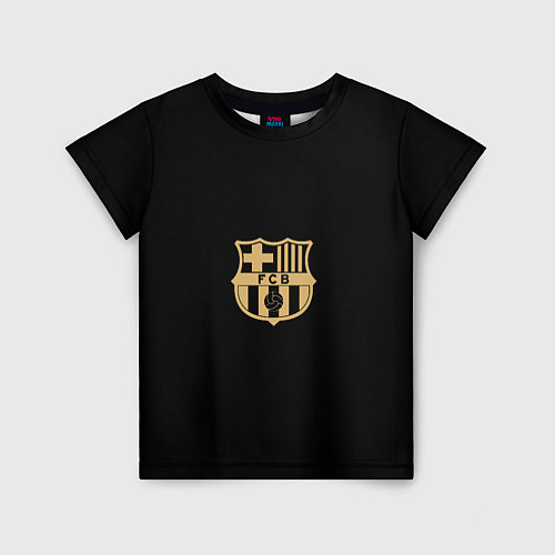 Детская футболка Golden Barca / 3D-принт – фото 1