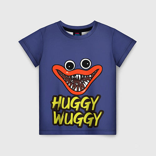 Детская футболка Huggy Wuggy: Smile / 3D-принт – фото 1