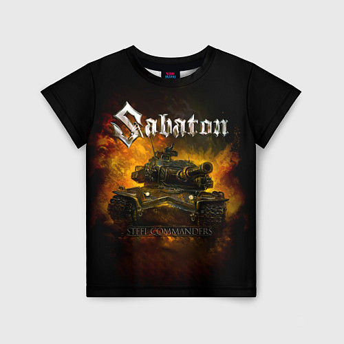 Детская футболка SABATON - Steel Commanders / 3D-принт – фото 1