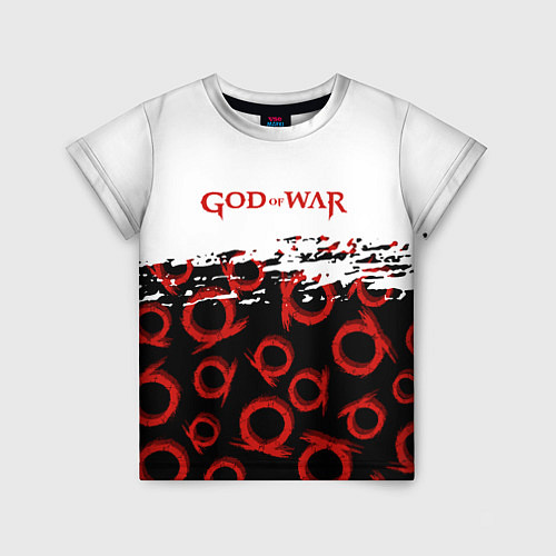 Детская футболка God of War Logo Pattern / 3D-принт – фото 1