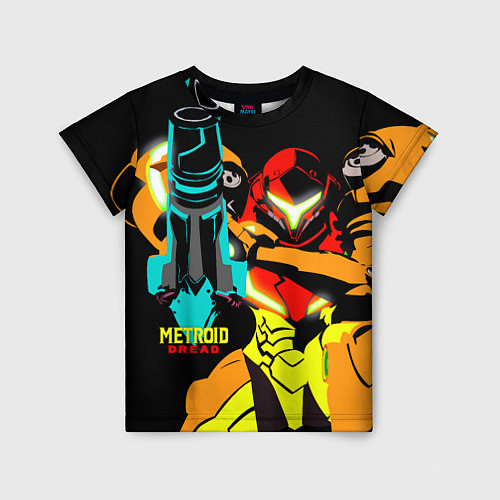 Детская футболка Metroid - Metroid Dread / 3D-принт – фото 1
