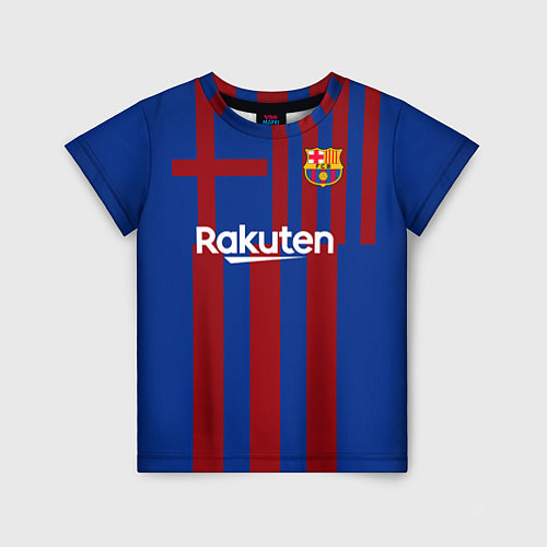 Детская футболка Barcelona Pique 3 / 3D-принт – фото 1