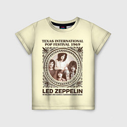 Футболка детская Led Zeppelin - Texas International Pop Festival 19, цвет: 3D-принт