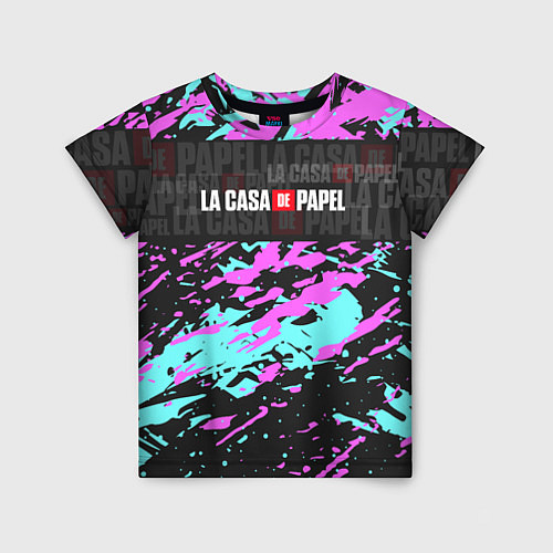 Детская футболка La Casa de Papel Logo Надпись / 3D-принт – фото 1