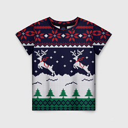 Детская футболка СВИТЕР С ОЛЕНЯМИ DEER SWEATER