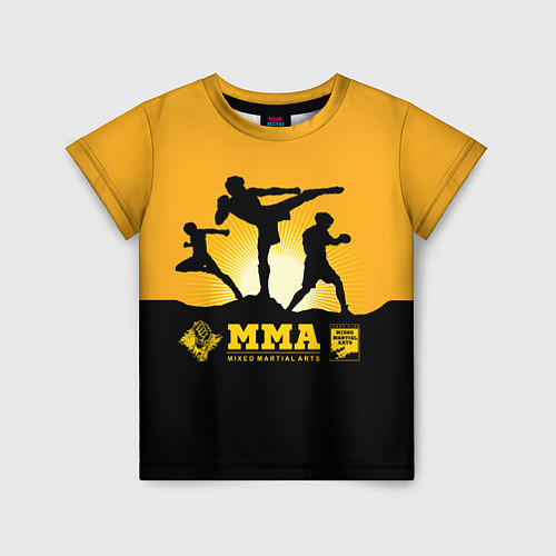 Детская футболка ММА Mixed Martial Arts / 3D-принт – фото 1