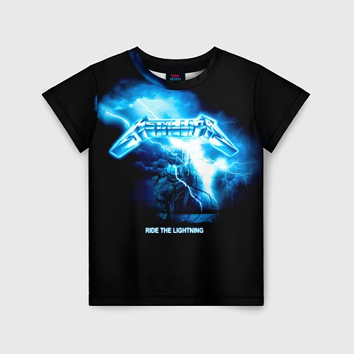 Детская футболка Ride the Lightning Metallica / 3D-принт – фото 1