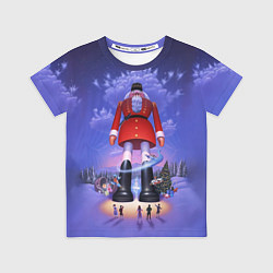 Футболка детская New Years Nutcracker giant, цвет: 3D-принт