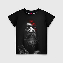 Детская футболка ЛИЦО КРАТОСА, БОГ ВОЙНЫ GOD OF WAR