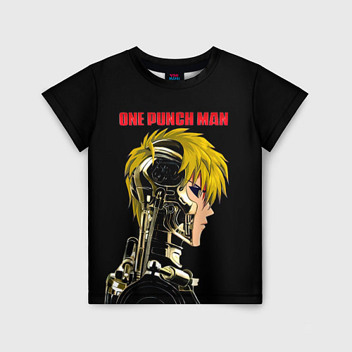 Детская футболка Кибернетическое тело Геноса One Punch-Man / 3D-принт – фото 1