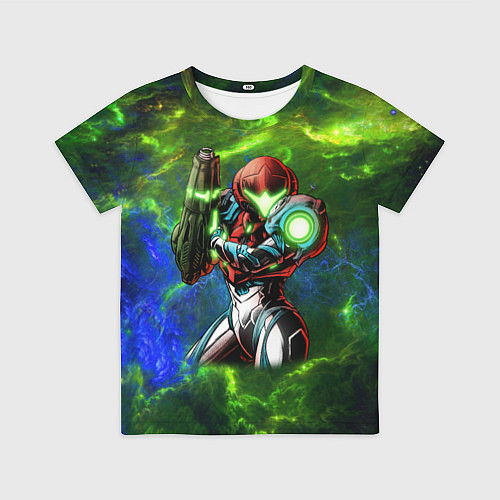 Детская футболка SAMUS SPACE FIGHER / 3D-принт – фото 1