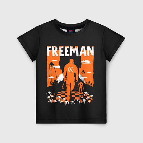 Детская футболка Walkin Freeman / 3D-принт – фото 1