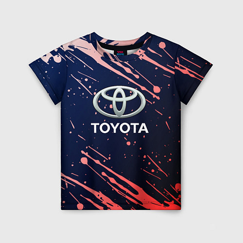 Детская футболка Toyota градиент / 3D-принт – фото 1