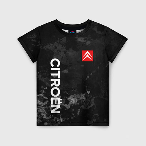 Детская футболка Citroen Ситроен текстура / 3D-принт – фото 1