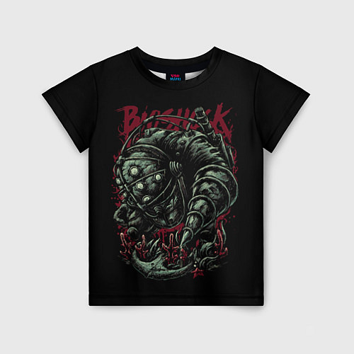 Детская футболка Большой папочка / 3D-принт – фото 1